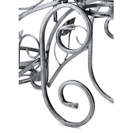 Flower stand 88x65 cm silver