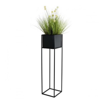 Flower stand 90x24 cm black