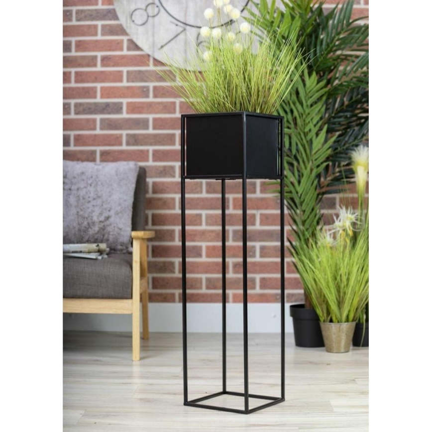 Flower stand 90x24 cm black
