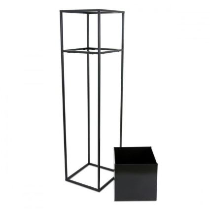 Flower stand 90x24 cm black