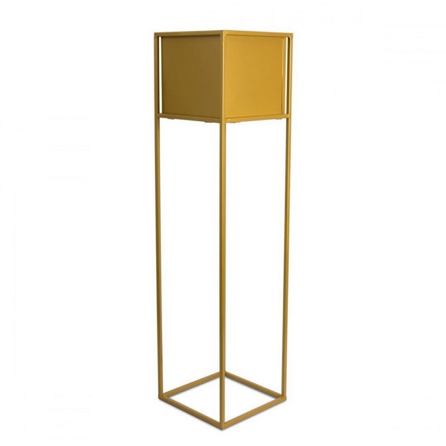 Flower stand 90x24 cm gold