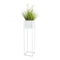 Flower stand 90x24 cm white