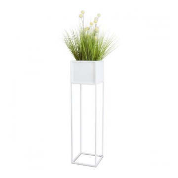 Flower stand 90x24 cm white