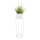 Flower stand 90x24 cm white