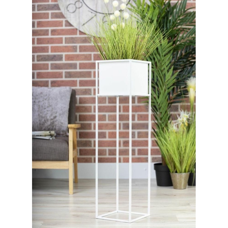 Flower stand 90x24 cm white