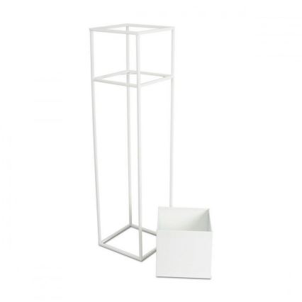 Flower stand 90x24 cm white