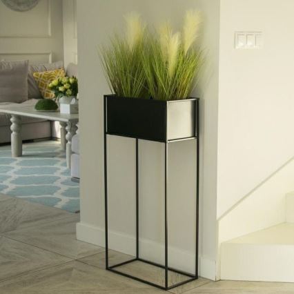 Flower stand 90x44 cm black