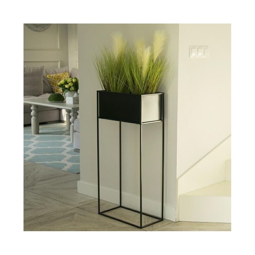 Flower stand 90x44 cm black