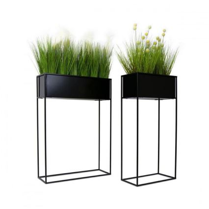 Flower stand 90x44 cm black