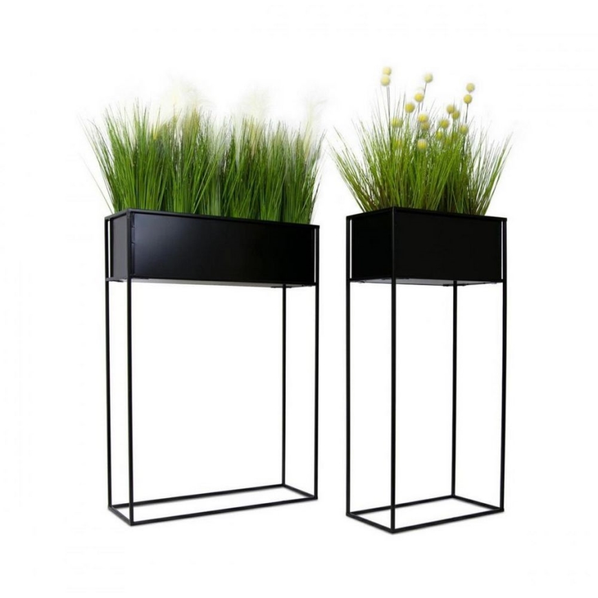 Flower stand 90x44 cm black