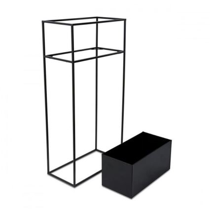Flower stand 90x44 cm black