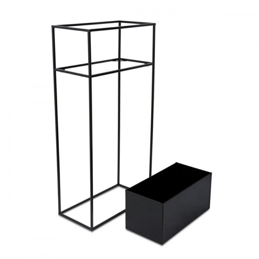 Flower stand 90x44 cm black