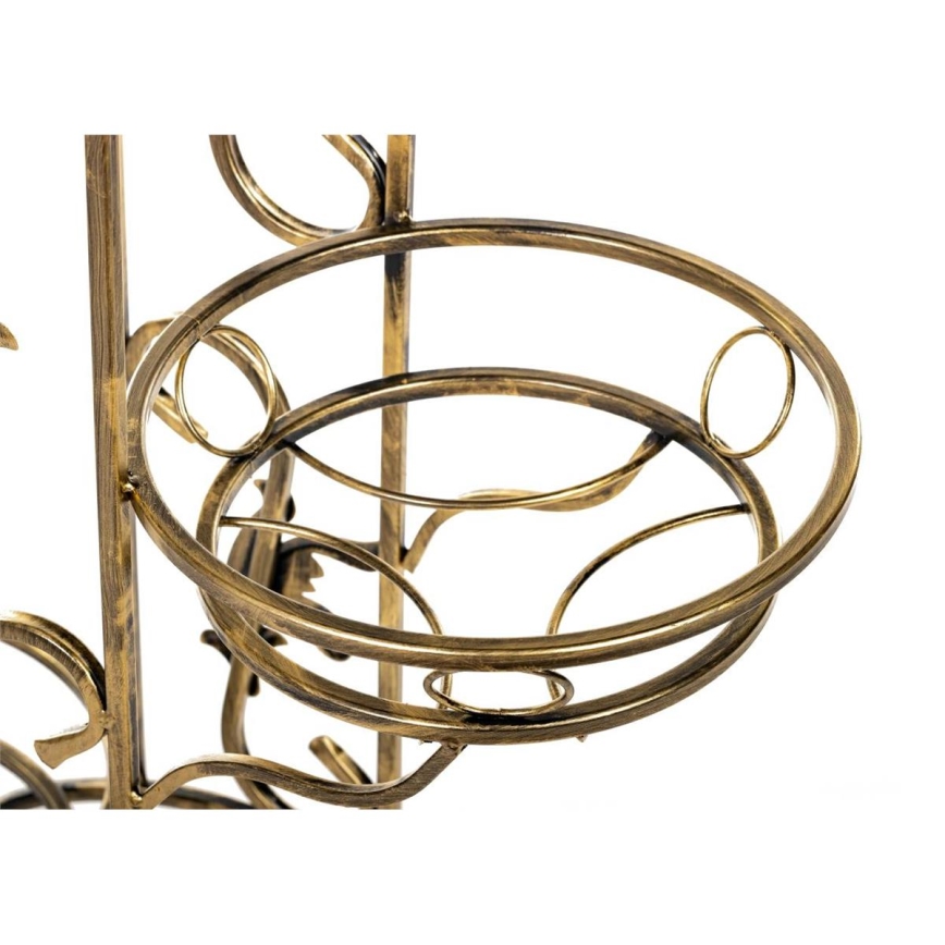Flower stand 90x65 cm gold
