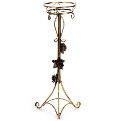 Flower stand 95x38 cm gold