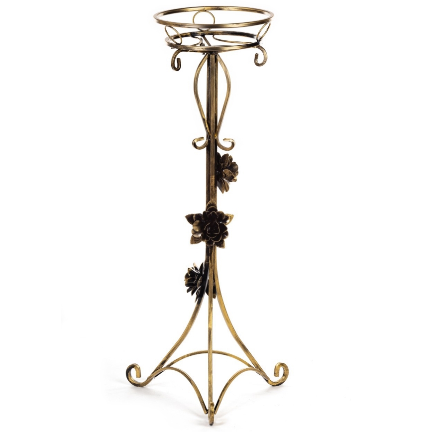 Flower stand 95x38 cm gold