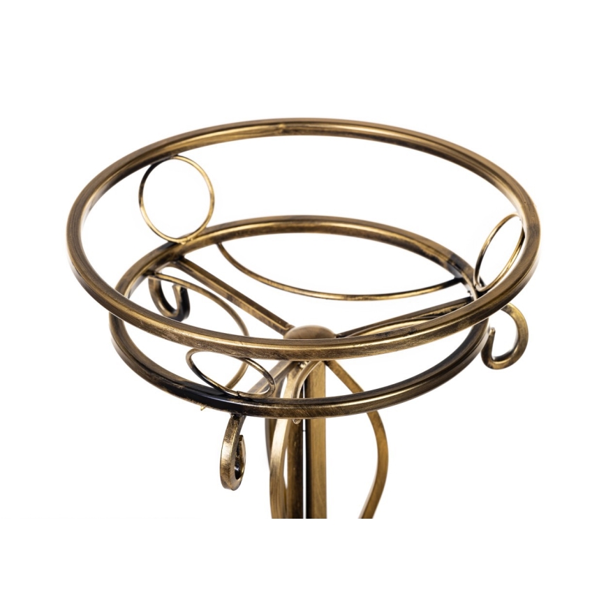 Flower stand 95x38 cm gold