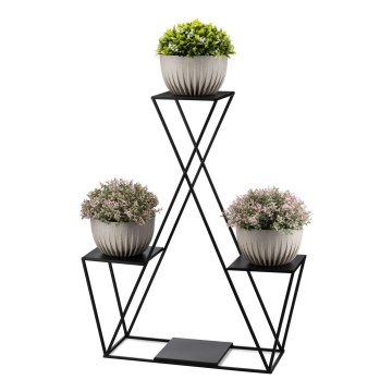 Flower stand 95x78 cm black