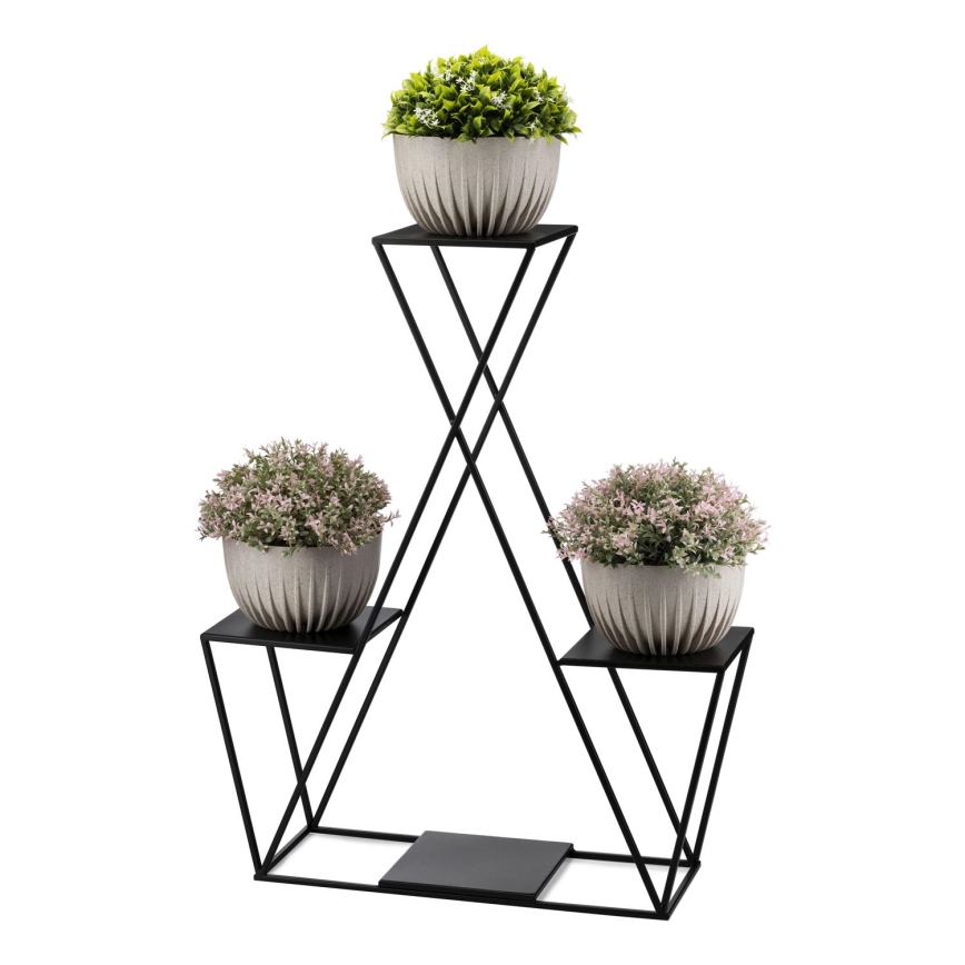 Flower stand 95x78 cm black