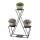Flower stand 95x78 cm black