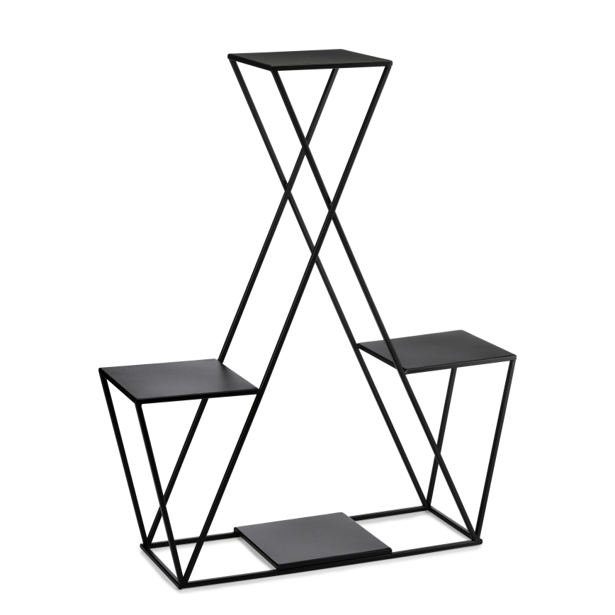 Flower stand 95x78 cm black