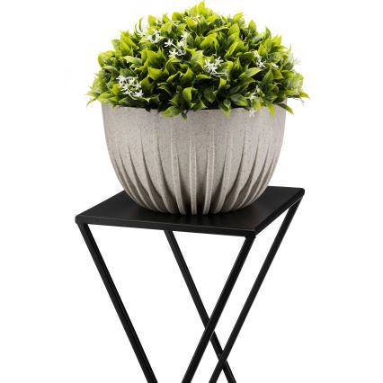 Flower stand 95x78 cm black
