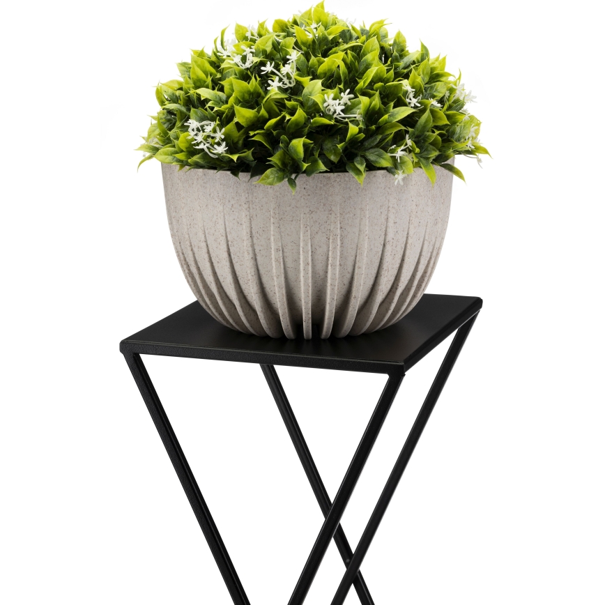 Flower stand 95x78 cm black
