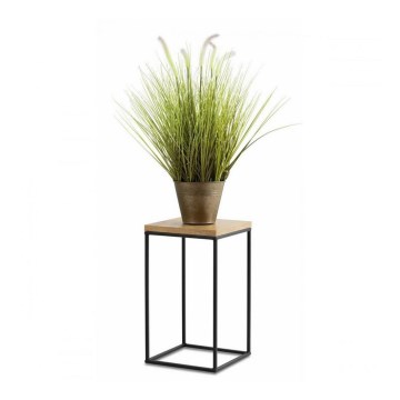 Flower stand BASICLOFT 40x24 black/brown