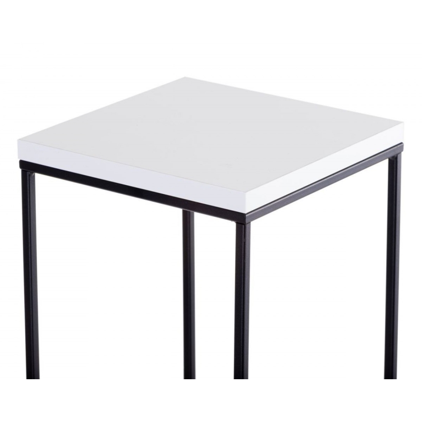 Flower stand BASICLOFT 40x24 white/black