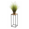 Flower stand BASICLOFT 60x24 black/brown