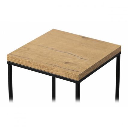 Flower stand BASICLOFT 60x24 black/brown