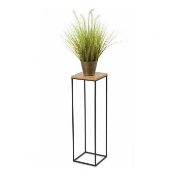 Flower stand BASICLOFT 80x24 black/brown