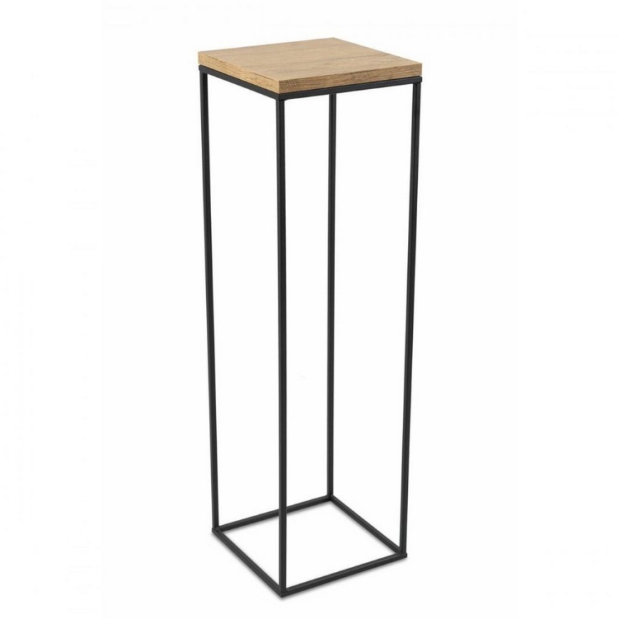 Flower stand BASICLOFT 80x24 black/brown