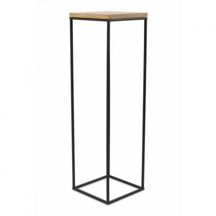 Flower stand BASICLOFT 80x24 black/brown