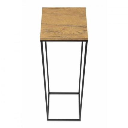 Flower stand BASICLOFT 80x24 black/brown