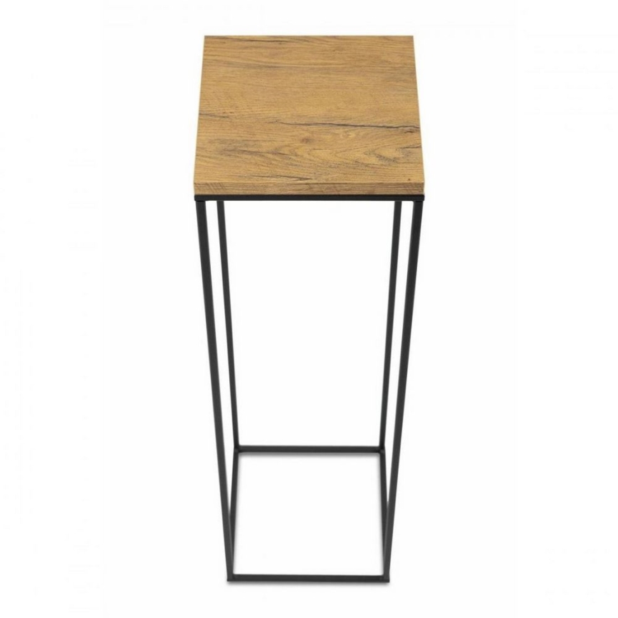 Flower stand BASICLOFT 80x24 black/brown