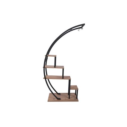 Flower stand GARDEN 180x85 cm brown/black