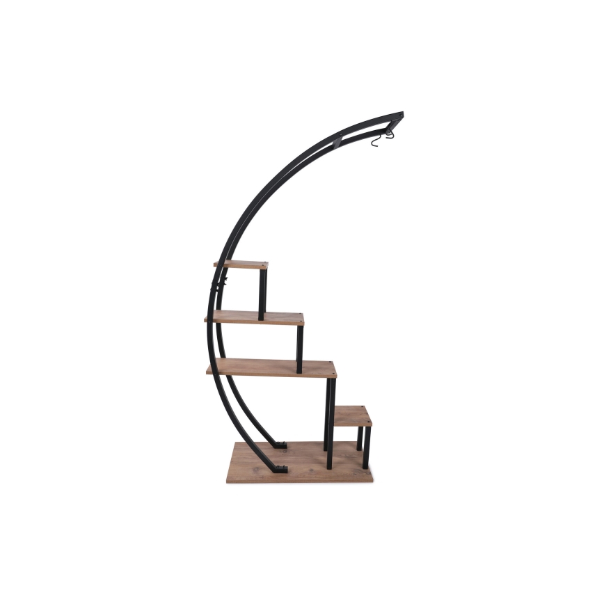 Flower stand GARDEN 180x85 cm brown/black