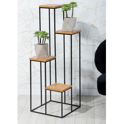 Flower stand KASKADA 70x34 black/brown