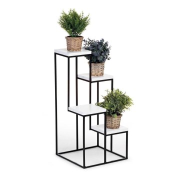 Flower stand KASKADA 70x34 black/white