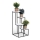 Flower stand KASKADA 70x34 black/white