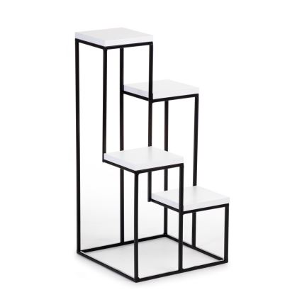 Flower stand KASKADA 70x34 black/white