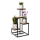 Flower stand KASKADA 79x40 black/brown