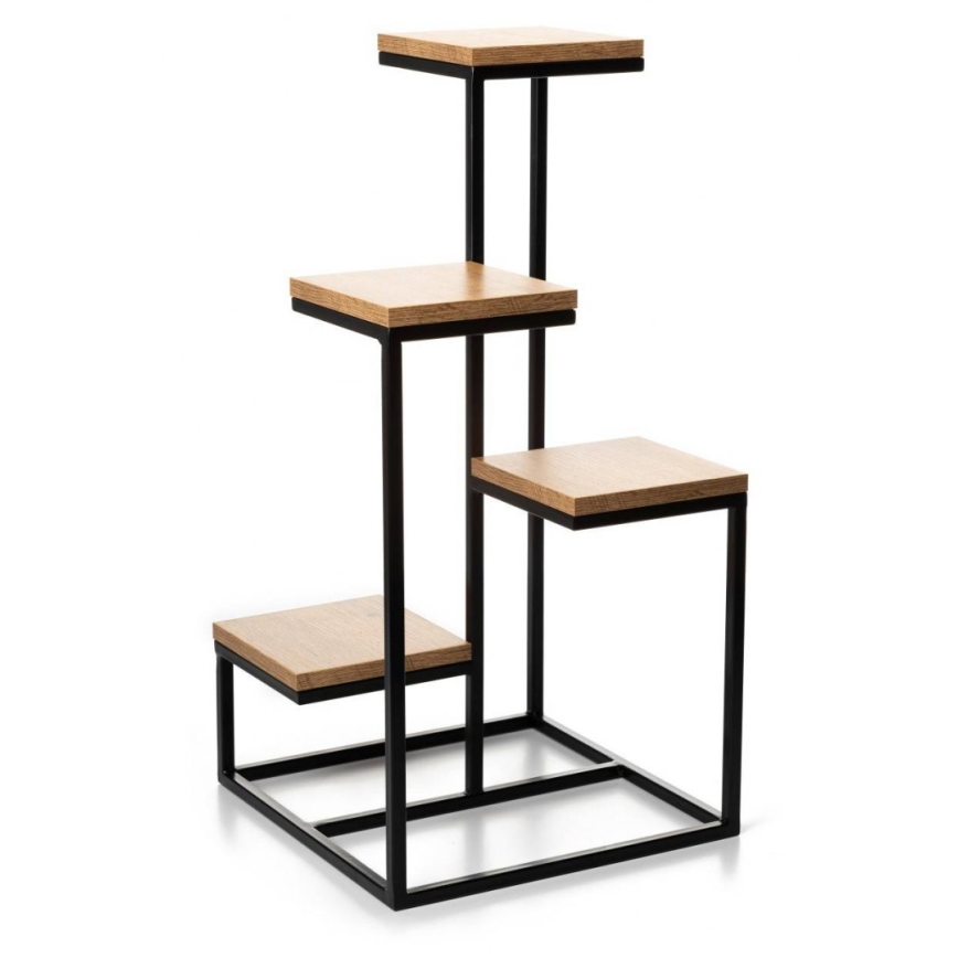 Flower stand KASKADA 79x40 black/brown