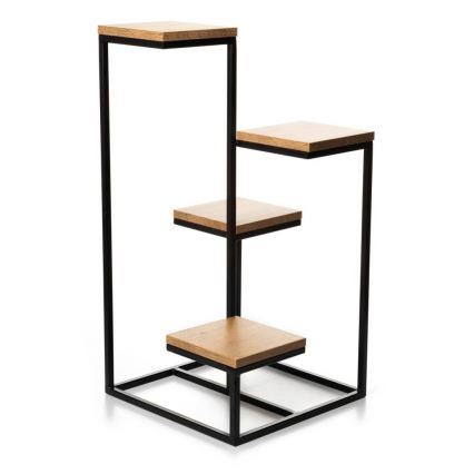 Flower stand KASKADA 79x40 black/brown