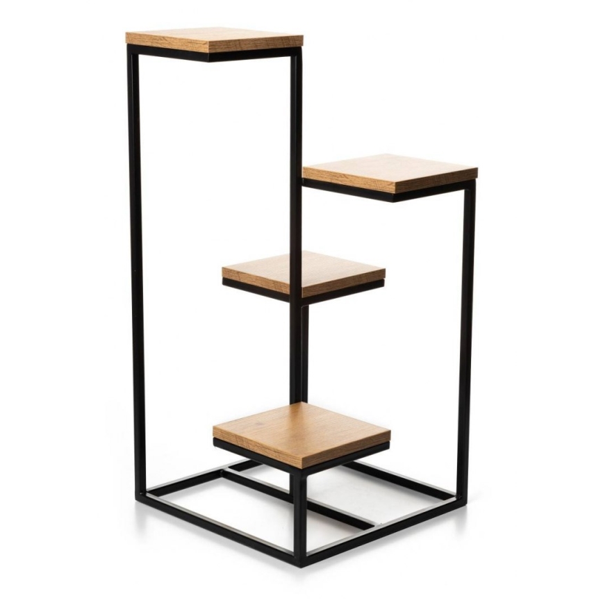 Flower stand KASKADA 79x40 black/brown