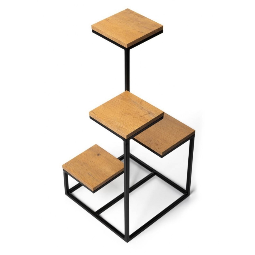 Flower stand KASKADA 79x40 black/brown