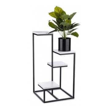 Flower stand KASKADA 79x40 black/white