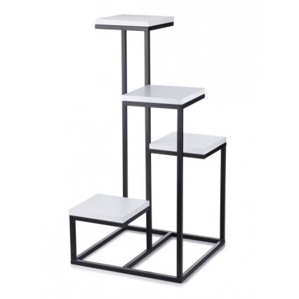 Flower stand KASKADA 79x40 black/white