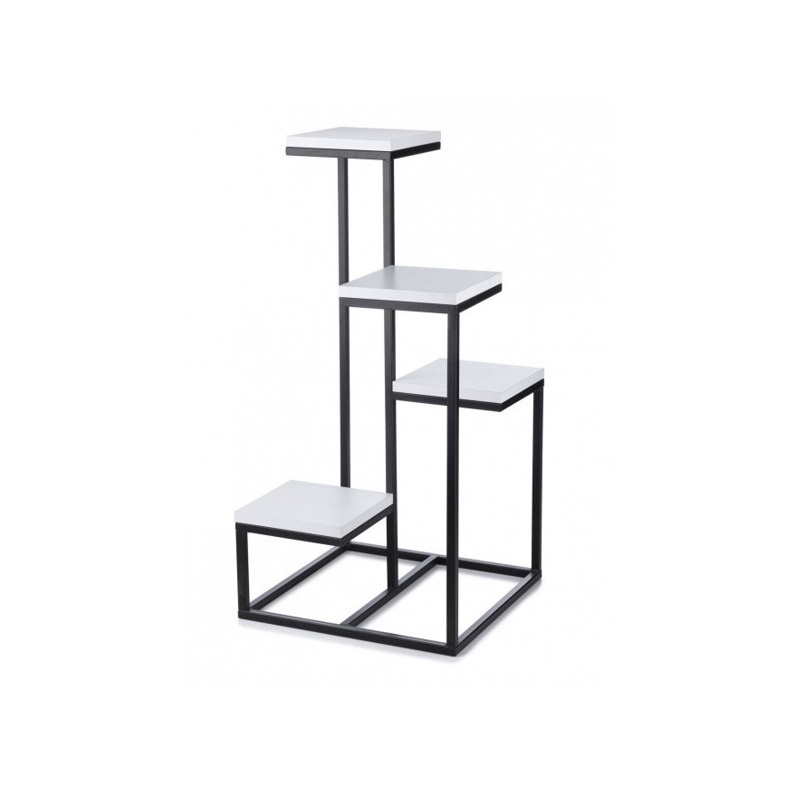 Flower stand KASKADA 79x40 black/white