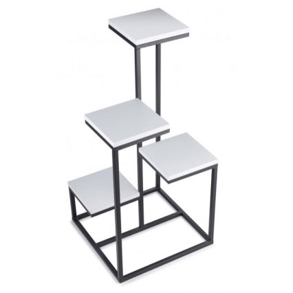 Flower stand KASKADA 79x40 black/white